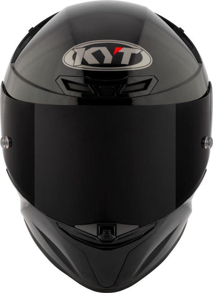KYT TT Revo Plain Gloss Black Helmet