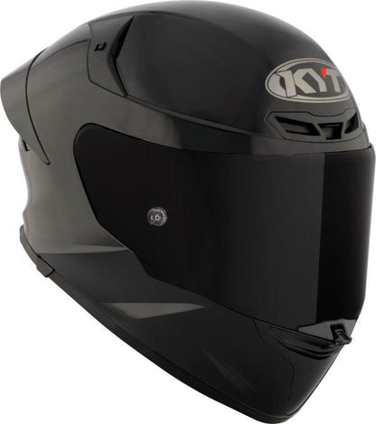 KYT TT Revo Plain Gloss Black Helmet