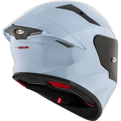 KYT TT Revo Plain Sea Blue Gloss Helmet
