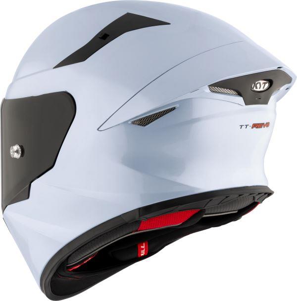 KYT TT Revo Plain Stellar Diamond Gloss Helmet