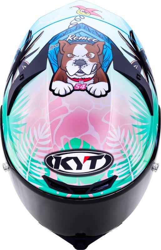 KYT TT Revo Riccardo Rossi BCN Gloss Helmet