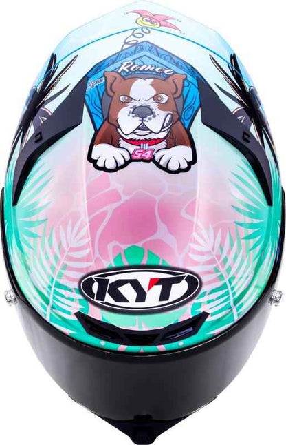 KYT TT Revo Riccardo Rossi BCN Gloss Helmet
