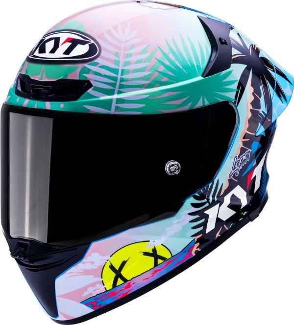KYT TT Revo Riccardo Rossi BCN Gloss Helmet