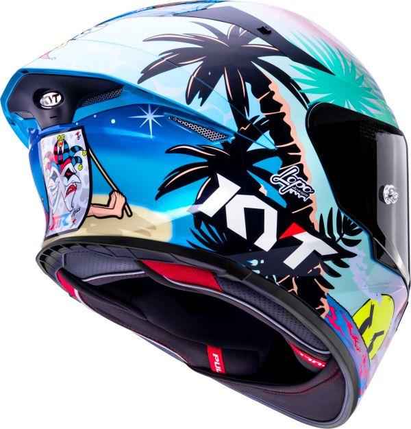 KYT TT Revo Riccardo Rossi BCN Gloss Helmet