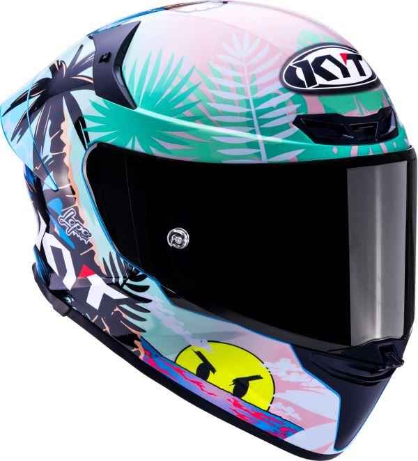KYT TT Revo Riccardo Rossi BCN Gloss Helmet