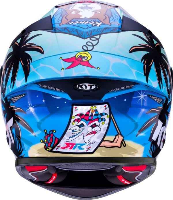 KYT TT Revo Riccardo Rossi BCN Gloss Helmet