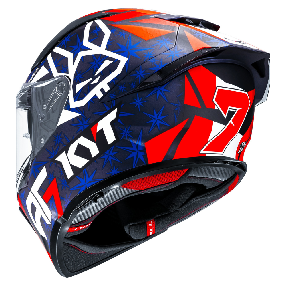 KYT R2R Pro Fernandez 2025 Replica Matt Blue - Helmet