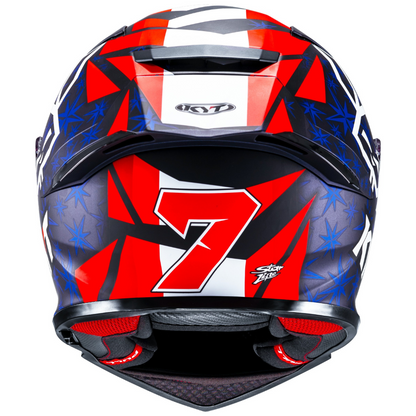 KYT R2R Pro Fernandez 2025 Replica Matt Blue - Helmet