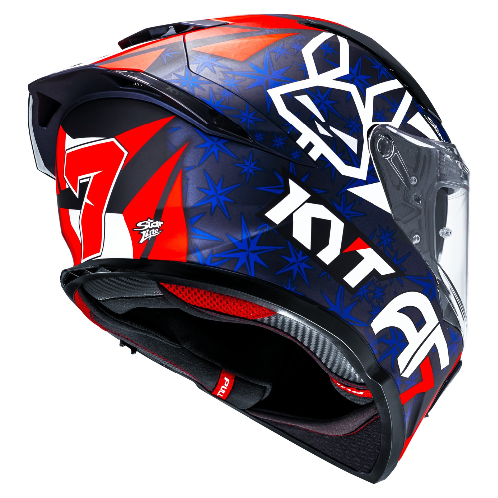 KYT R2R Pro Fernandez 2025 Replica Matt Blue - Helmet