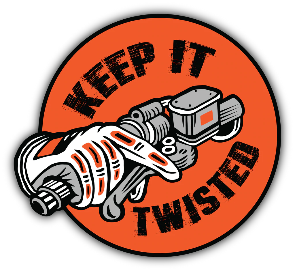 Keep it Twisted Sticker - Wander Looms - Riders Junction