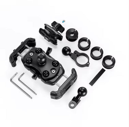 Kewig Anti Vibration Motorcycle Damper Holder Suitable phone size:4.5-7.2inch Fit bar diameter:22mm-32mm (Without Charger) (M28)