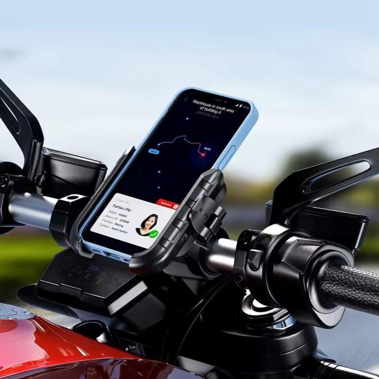 Kewig Anti-vibration Damper Motorcycle Phone Holder (Without Charger) (M8SP-J)