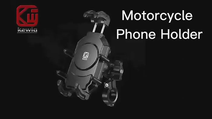 Kewig Motorcycle Accessories Anti-vibration Motorcycle phone holder with Wireless Charger (M26-A1)