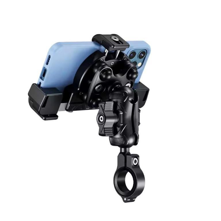 Kewig Motorcycle phone holder Waterproof Anti vibration Damper + safe lock (Without Charger) (M27-C1)