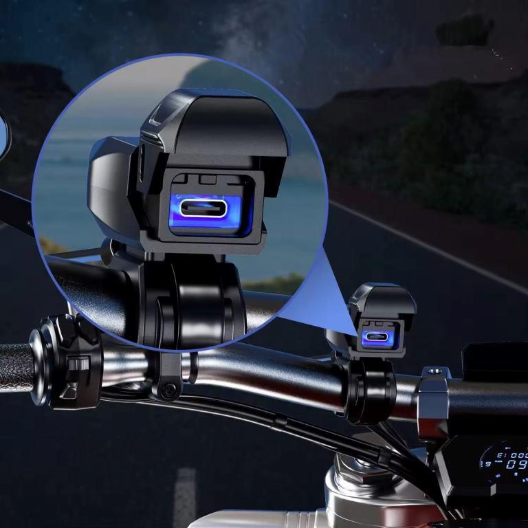 Kewig motorcycle changed to USB Super fast charge waterproof Input voltage:dc12-24v Output voltage:36v (C Charger) (B10-C)