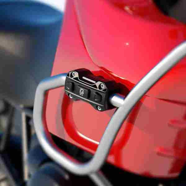Kewig Motorcycle Bar Guard Bumper Cover (Black)
