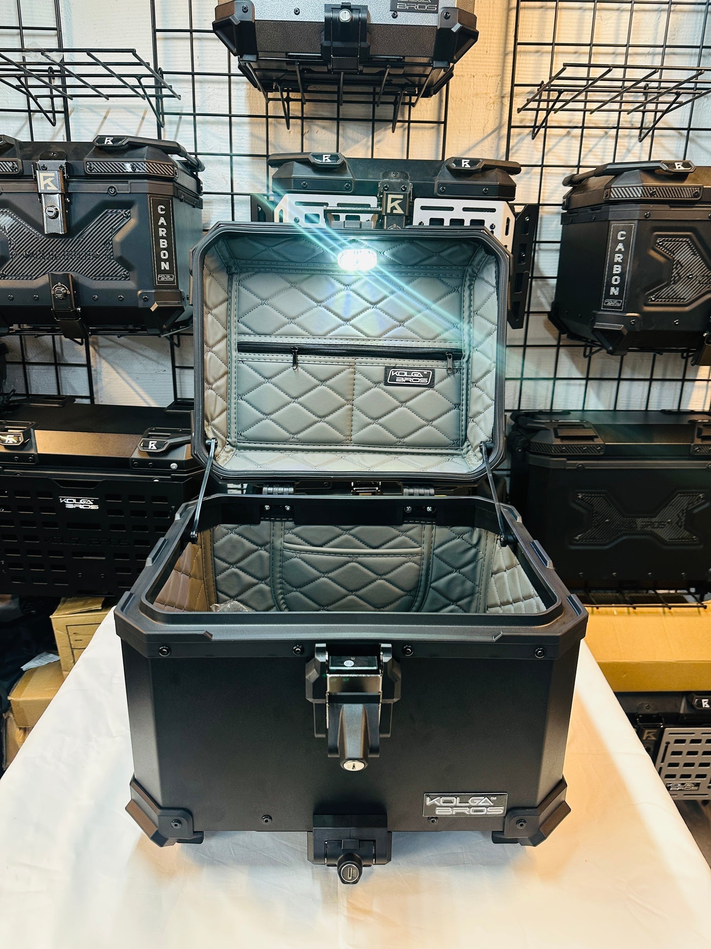 Kolga Bros Black Beast Moto Trunk Wth New Terra Lock - KBMT-03