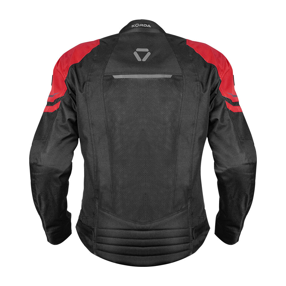 Korda Edge Riding Jacket - Black & Red
