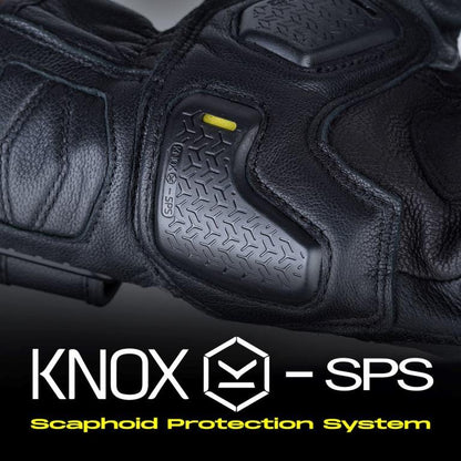 Korda Guard Semi Gauntlet Riding Gloves - Black - Riders Junction