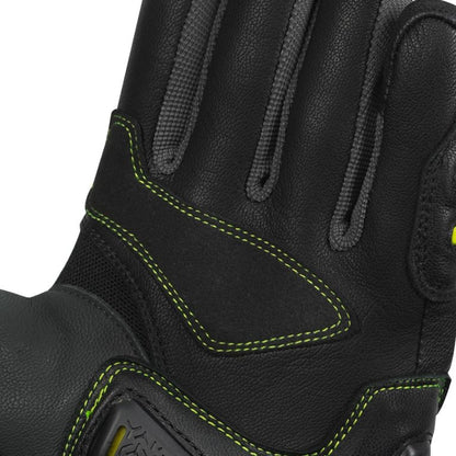 Korda Guard Semi Gauntlet Riding Gloves - Fluorescent Yellow - Riders Junction