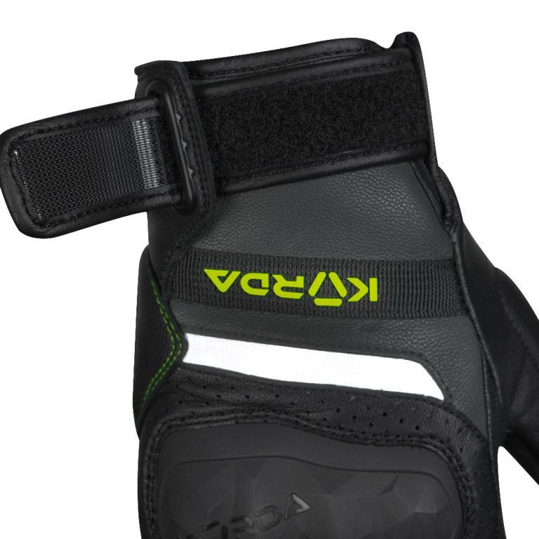 Korda Guard Semi Gauntlet Riding Gloves - Black - Riders Junction