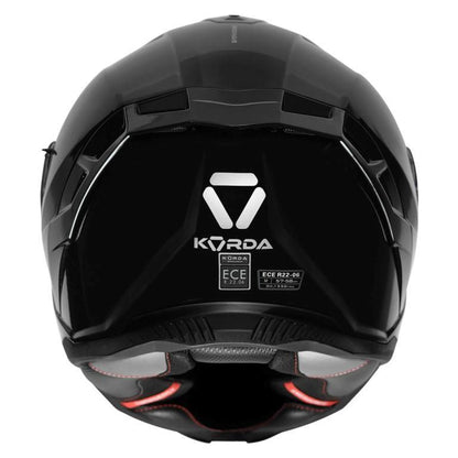 Korda Shockwave Solid Gloss Helmet - Gloss Black - Riders Junction