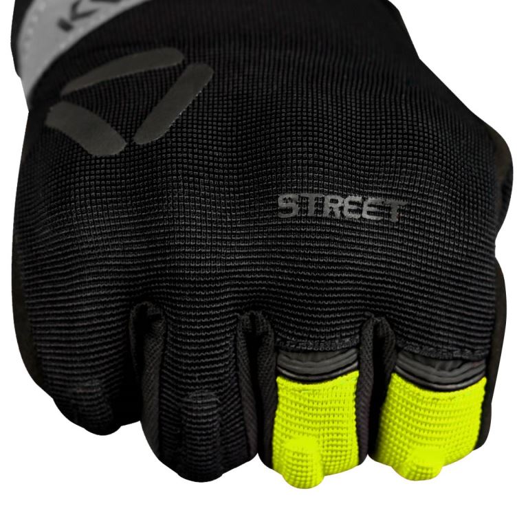 Korda Street 2.0 SF Riding Gloves - Fluorescent Yellow - Riders Junction