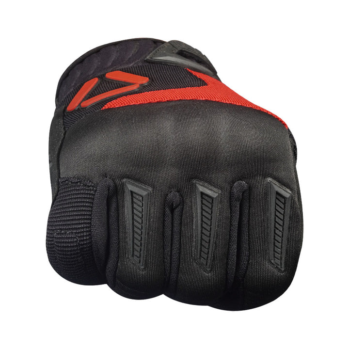 Korda Stunt Short Cuff Riding Gloves - Red