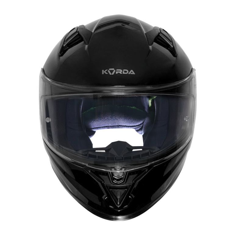 Korda Tourance Solid Black Helmet - Riders Junction