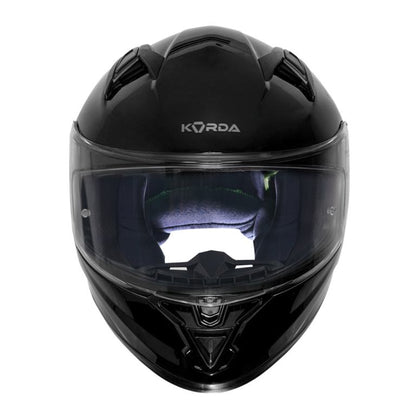 Korda Tourance Solid Black Helmet - Riders Junction