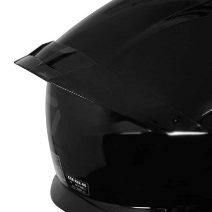 Korda Tourance Solid Black Helmet - Riders Junction