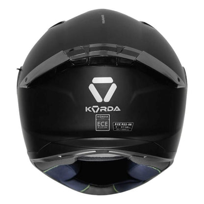 Korda Tourance Solid Matt Helmet - Matt Black - Riders Junction