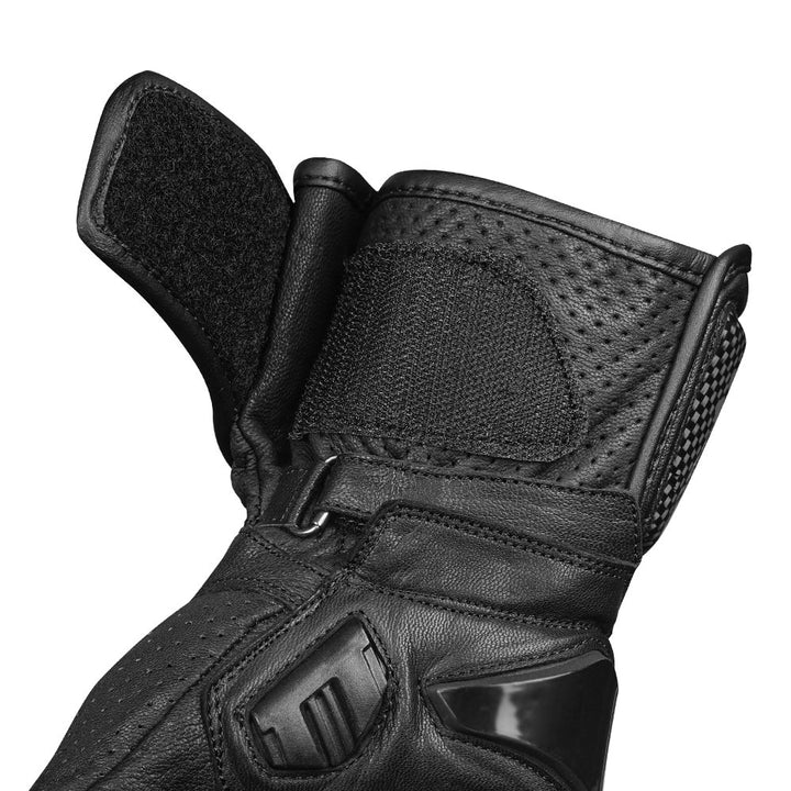 Korda Track Full Gauntlet Riding Gloves - Black