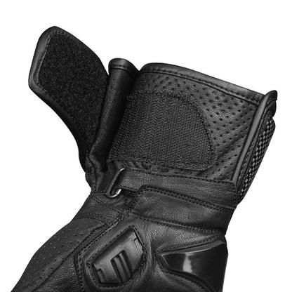 Korda Track Full Gauntlet Riding Gloves - Black