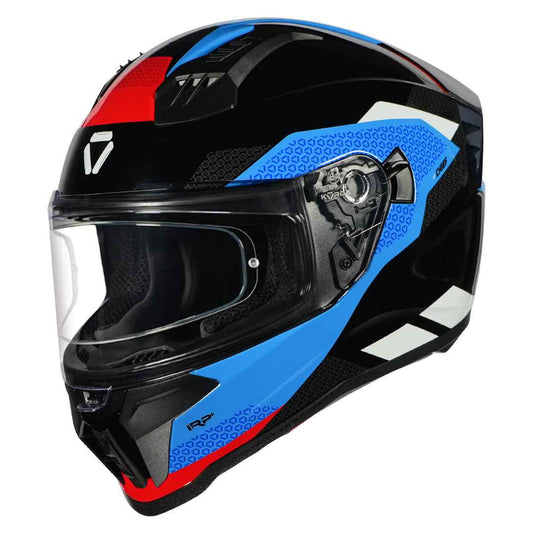 Korda Evo Chief Gloss Black/Blue Full Face - Helmet
