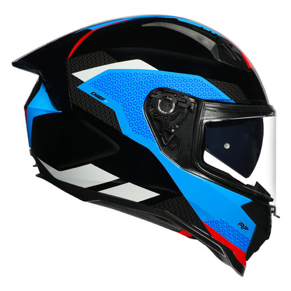 Korda Evo Chief Gloss Black/Blue Full Face - Helmet