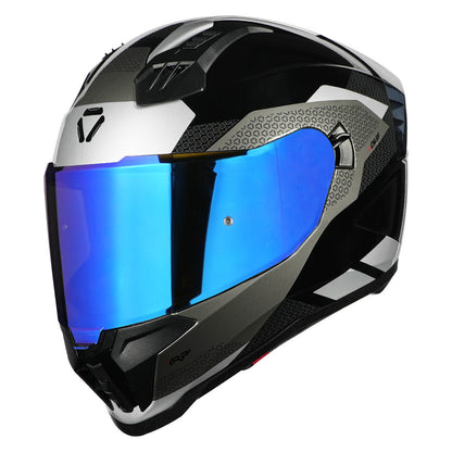 Korda Evo Chief Gloss Black/Grey Full Face - Helmet