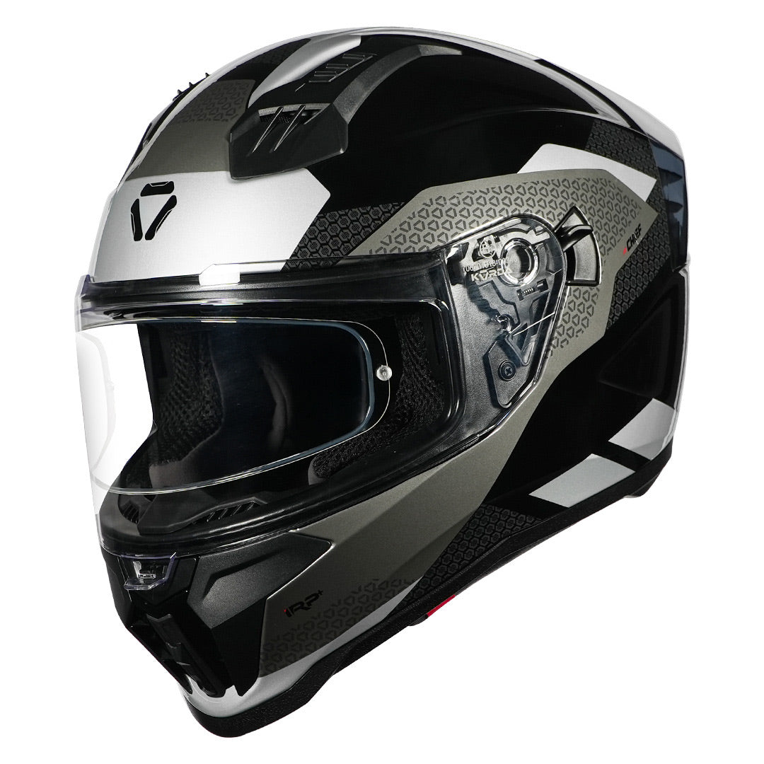 Korda Evo Chief Gloss BlackGrey Full Face - Helmet