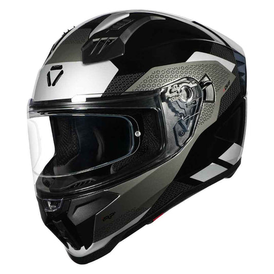 Korda Evo Chief Gloss Black/Grey Full Face - Helmet