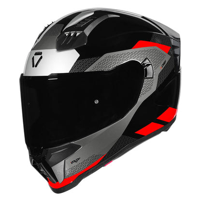 Korda Evo Chief Gloss Black/Red Full Face - Helmet