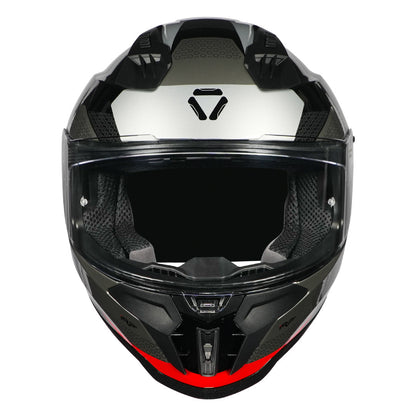 Korda Evo Chief Gloss Black/Red Full Face - Helmet