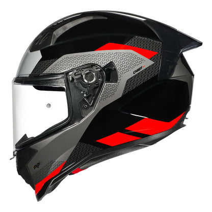 Korda Evo Chief Gloss Black/Red Full Face - Helmet