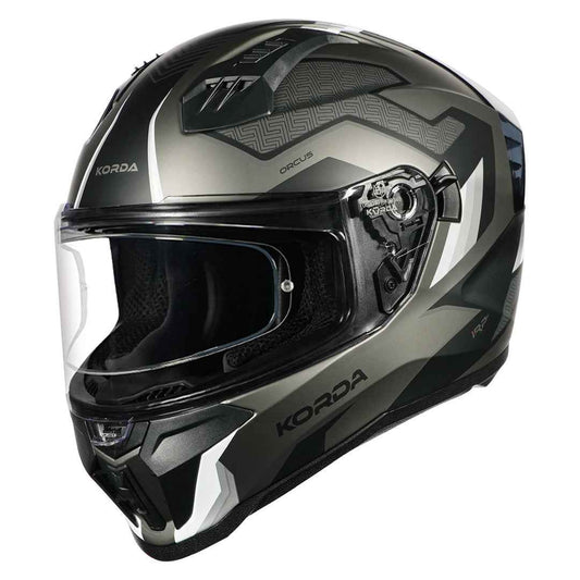 Korda Evo Orcus Matt White Grey Full Face - Helmet