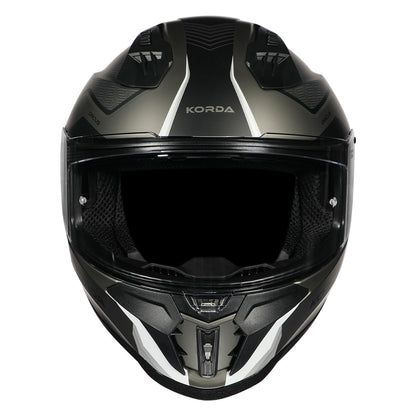 Korda Evo Orcus Matt White Grey Full Face - Helmet