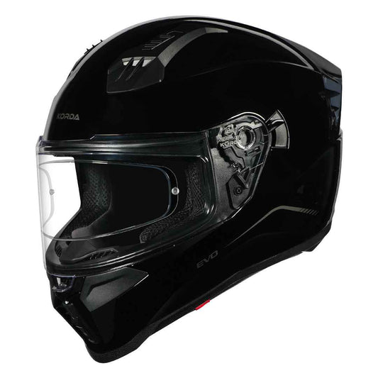 Korda Evo Solid Gloss Black Full Face - Helmet
