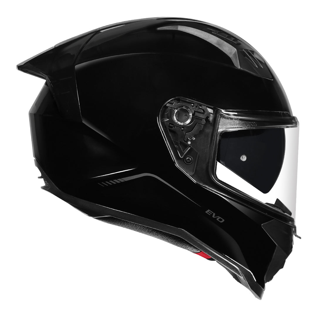 Korda Evo Solid Gloss Black Full Face - Helmet