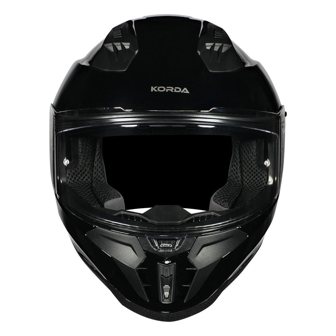 Korda Evo Solid Gloss Black Full Face - Helmet