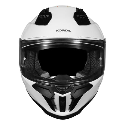 Korda Evo Solid Gloss White Full Face - Helmet