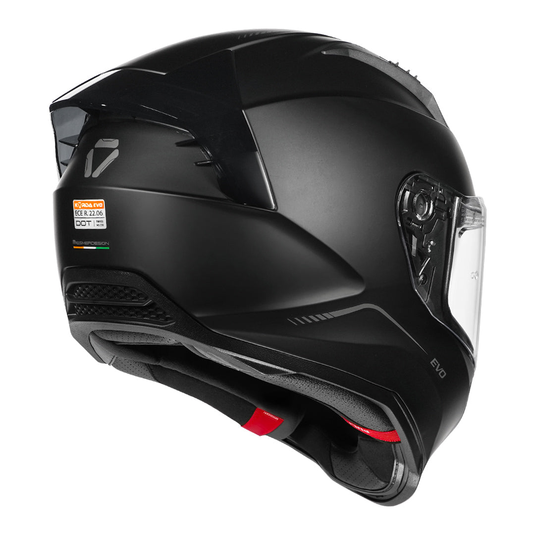 Korda Evo Solid Matt Black Full Face - Helmet