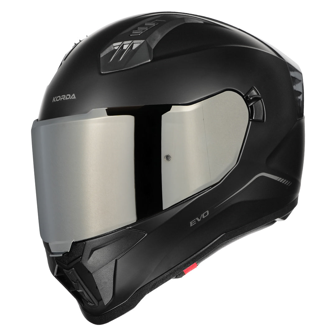 Korda Evo Solid Matt Black Full Face - Helmet